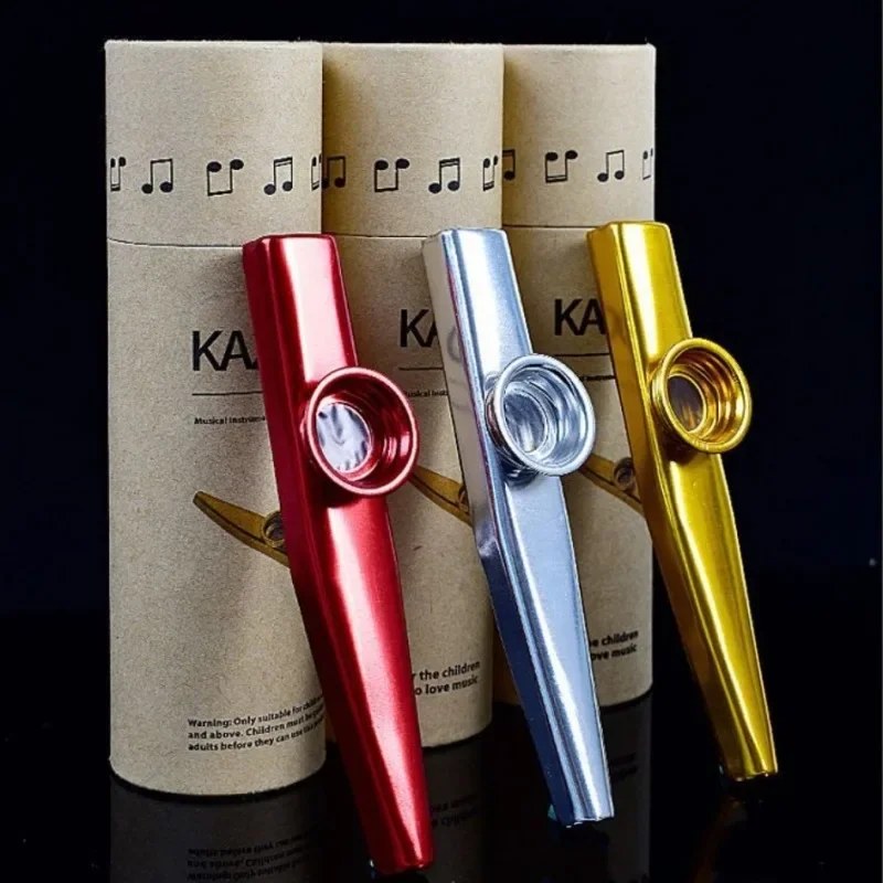 2PCS/Box Kazoo Flute Playing Instrument for Beginners to Learn Simple, Portable and Convenient Small Instrument Accompanying