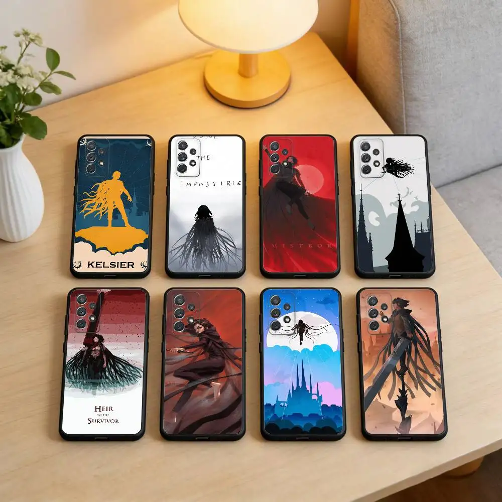 

M-Mistborn T-Trilogy V-Vin Phone Case For Samsung Galaxy A73,A72,A71,A70,A53,A52,A51,Soft Silicone Black Cover