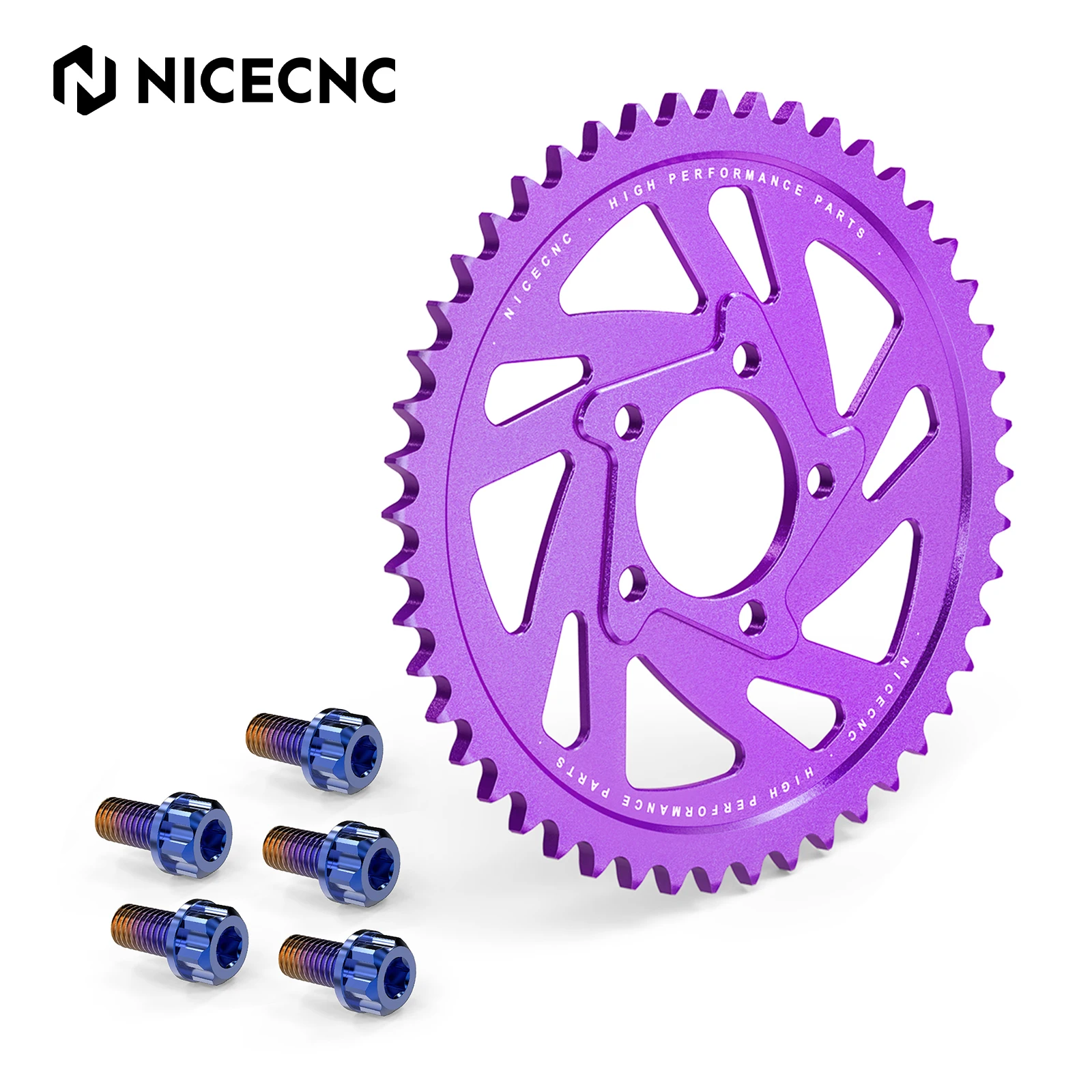 AliExpress NICECNC For Surron light bee X light bee S light bee L1E Segway X160 X260 Electric Bike 48T Rear Sprocket & Rear Sprocket Bolts
