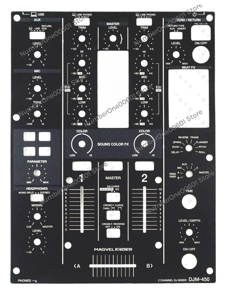 

Кожа DJM-450 защитная маска для панели миксера настраиваемая кожа