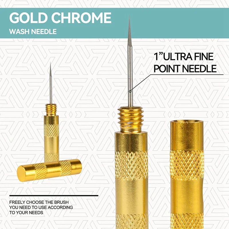 13 ピース エアブラシ クリーニング キット エアブラシ ガラス クリーニング ジャー ホルダー付き、ミニ ブラシ ヘッド