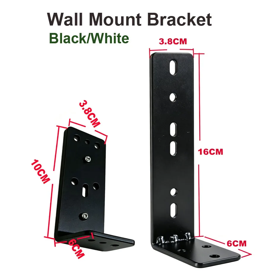 Dooya Wall Mount Bracket for Electronic Automatic Curtain Track Pole, Single Double Track Bracket for Curtain Rails Cornice Tuya