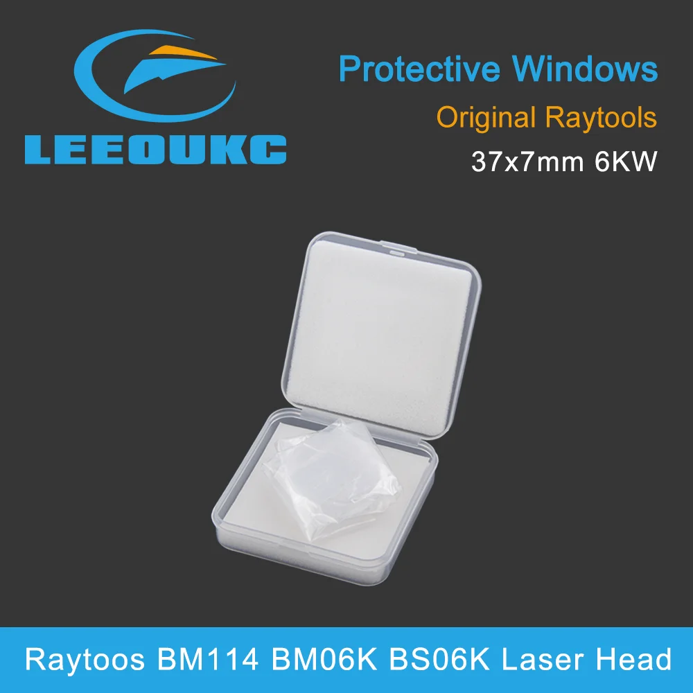 10PCS/lot 110255IAG0004  Raytools Original Protective Windows Lens 37*7mm 6KW For Raytoos BM114 BM06K BS06K Laser Head