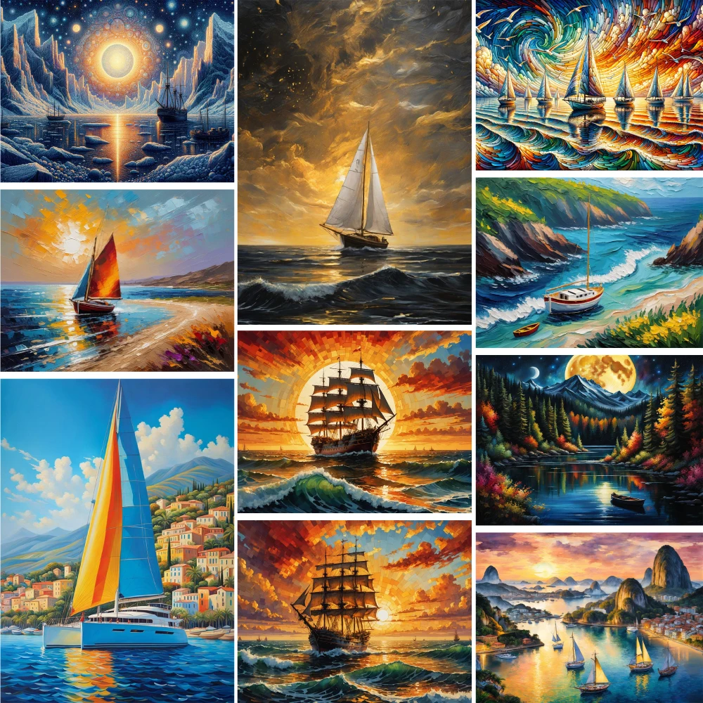 Landscape Sailboat … - image