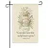 Consider How The Wildflowers Grow Luke 12:27 Double Sided Flag llz