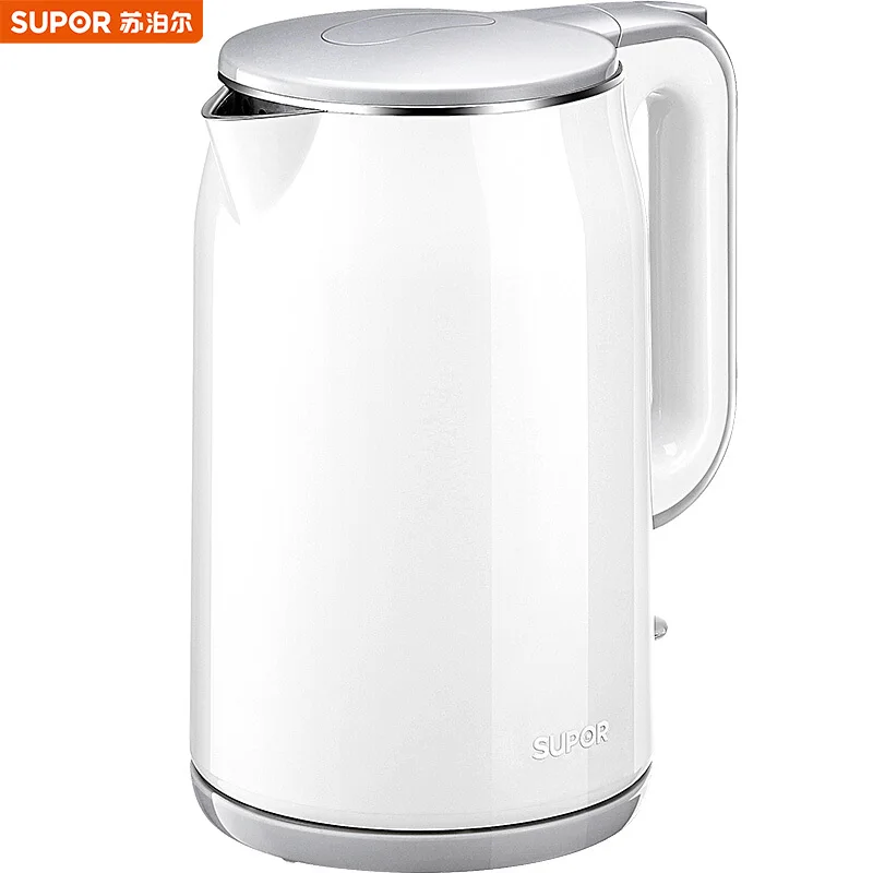 

SUPOR 220V 1800W Electric Kettle Double-layer Anti Scalding Kettle Integrated Seamless Inner Tank Electric Kettle 1.7L