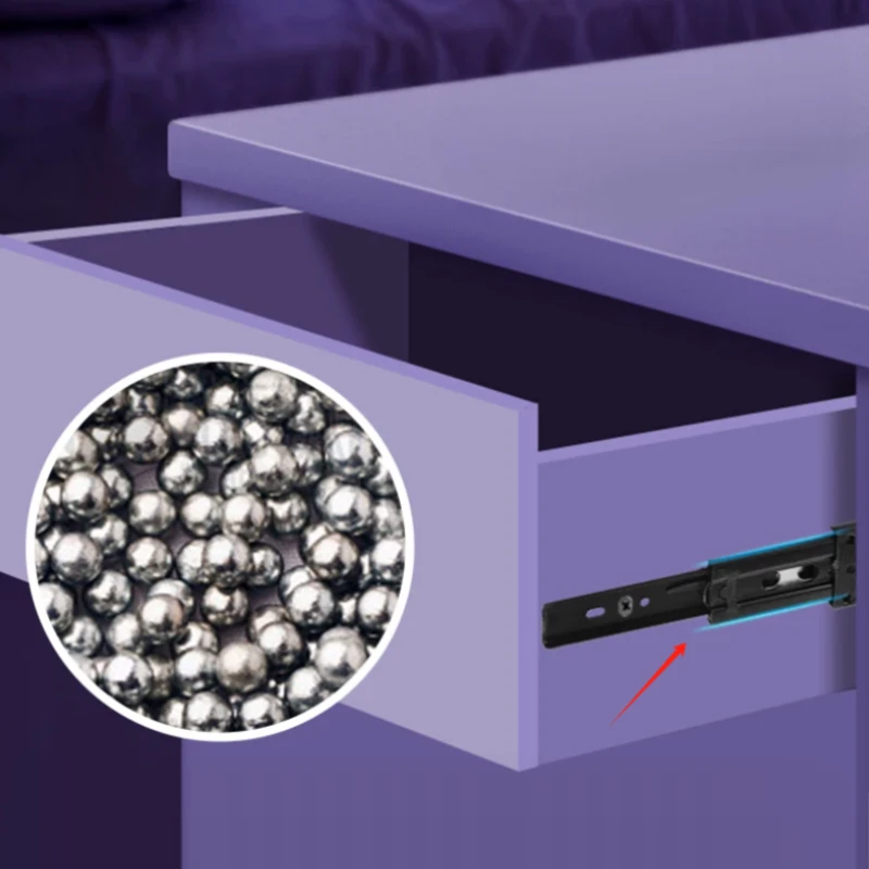 

Ultra Short 3-Section Drawer Slide Rail 150mm 200mm 4/5/6/8 Inch Soft Close Ball Bearing Guide for Cabinet