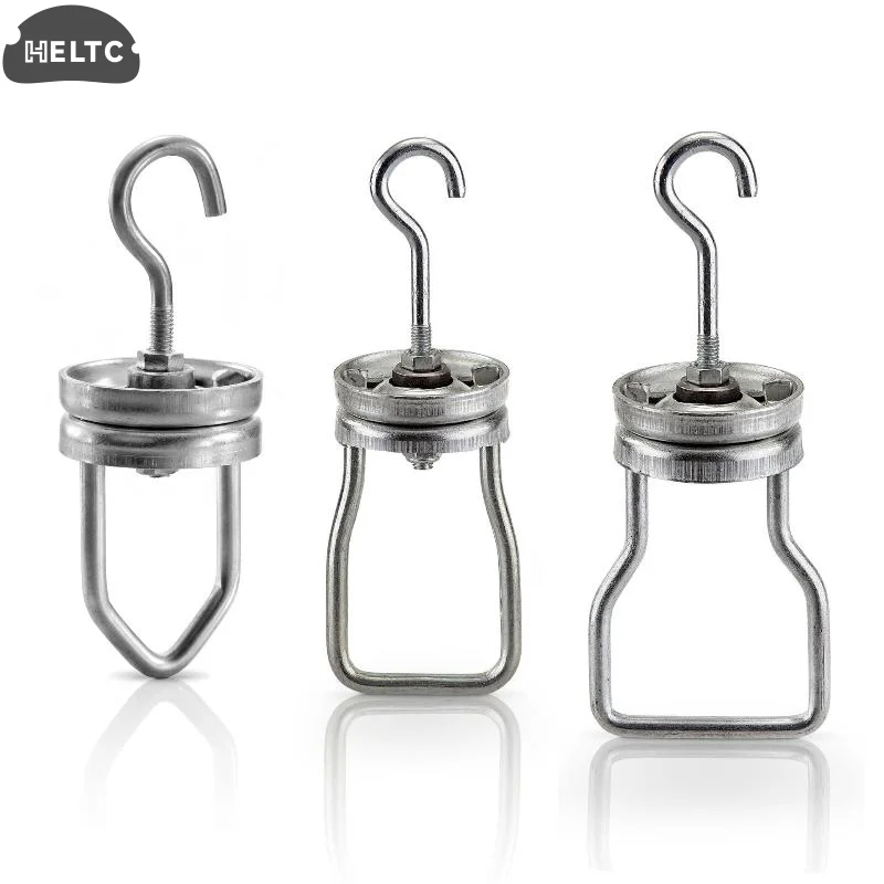 1PC Steel Heavy Duty Rotating Spinner Hook Steel Painting Powder Coating Swivel Hook For Sandblasting, Ceramic Coating, Displays