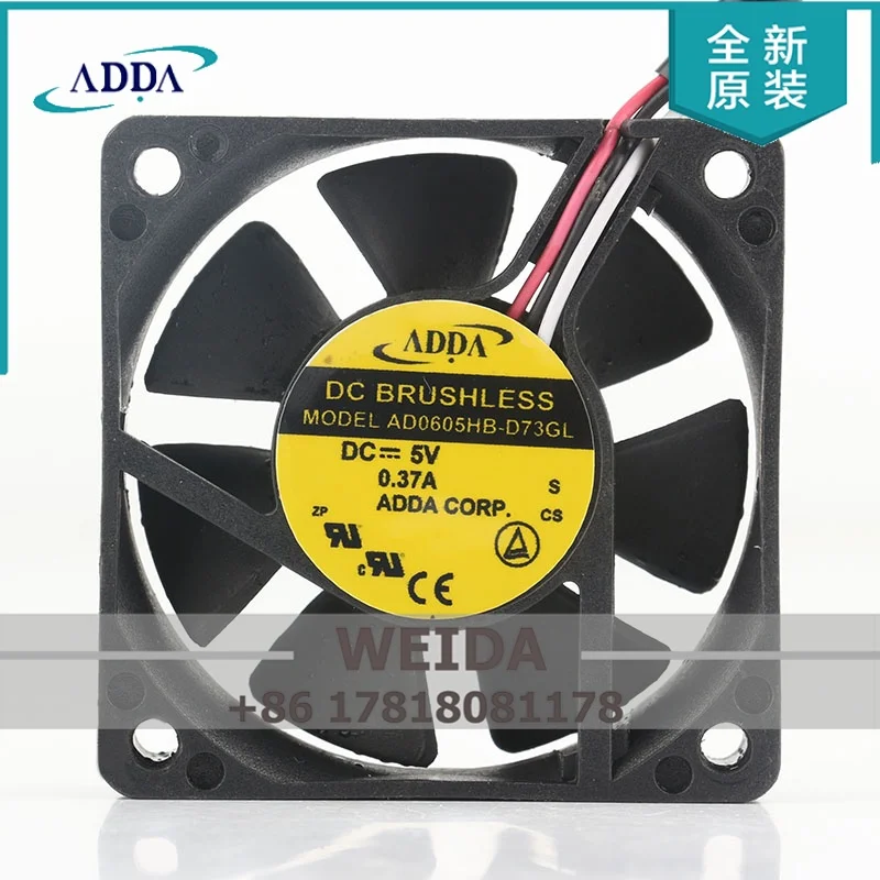 Cooling fan ADDA 12V 24V 48V 6015 60X60X15MM 6CM inverter switch speed measurement power Supply AD0605HB-D73GL DC 5V 0.37A