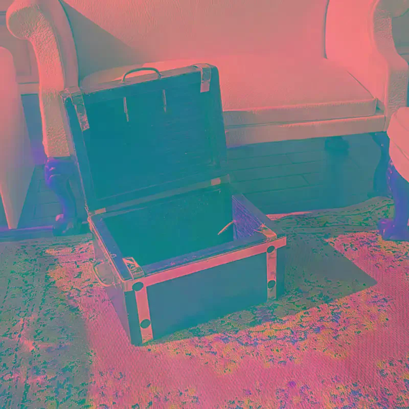 Muñeca de juguete de simulación 1:12, casa de muñecas Retro, juguete que se puede abrir, caja de almacenamiento de cofre del Tesoro en miniatura