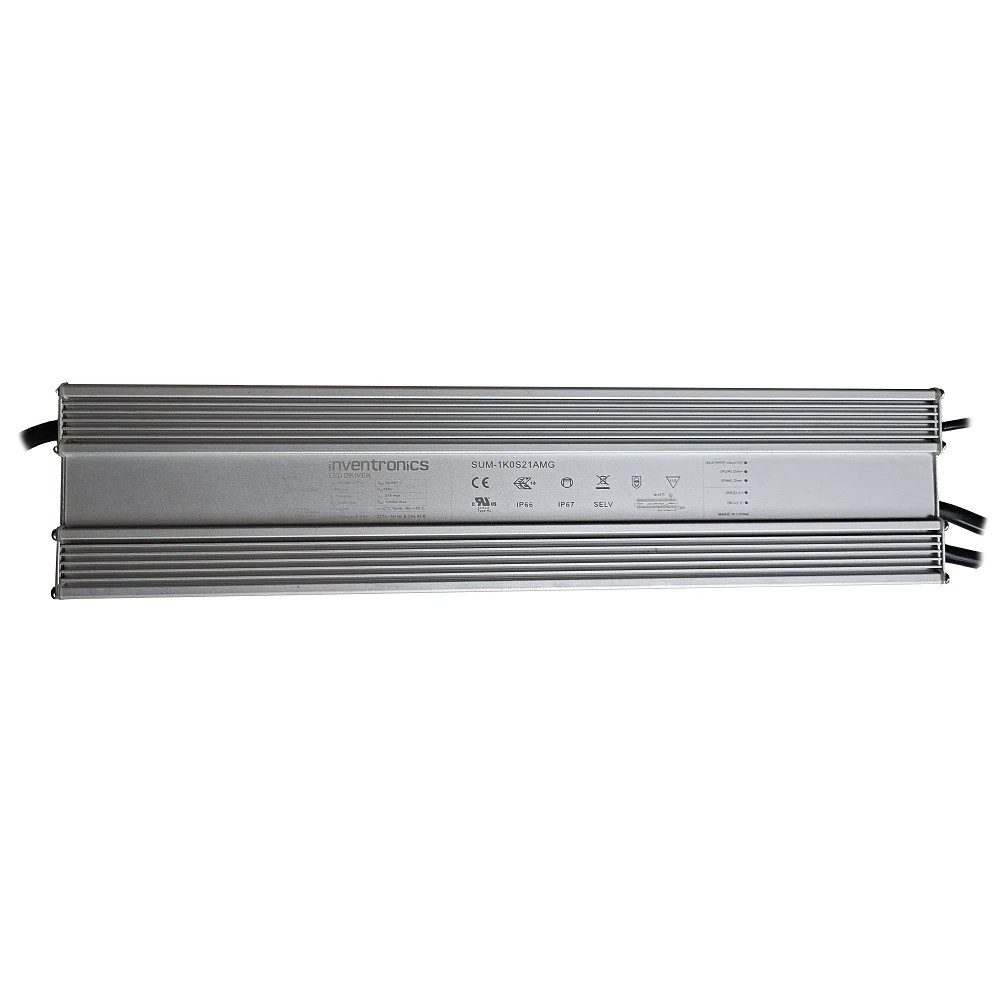 

Horticulture Led Grow Light Inventronics Driver 1000W Dimmable 0-10V 5 Years Warranty SUM-1K0S21AMG 1000W Led Driver