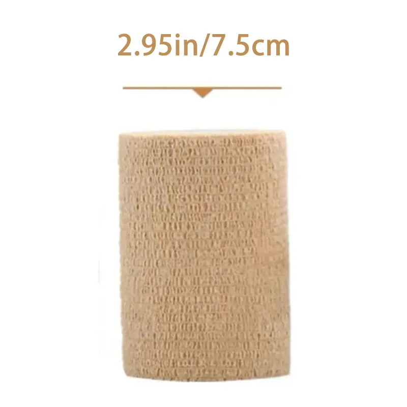 10 rollen medisch zelfklevend verband elastisch ademend sport zelfklevend tape beige wrap vingertape voor pols enkel EHBO