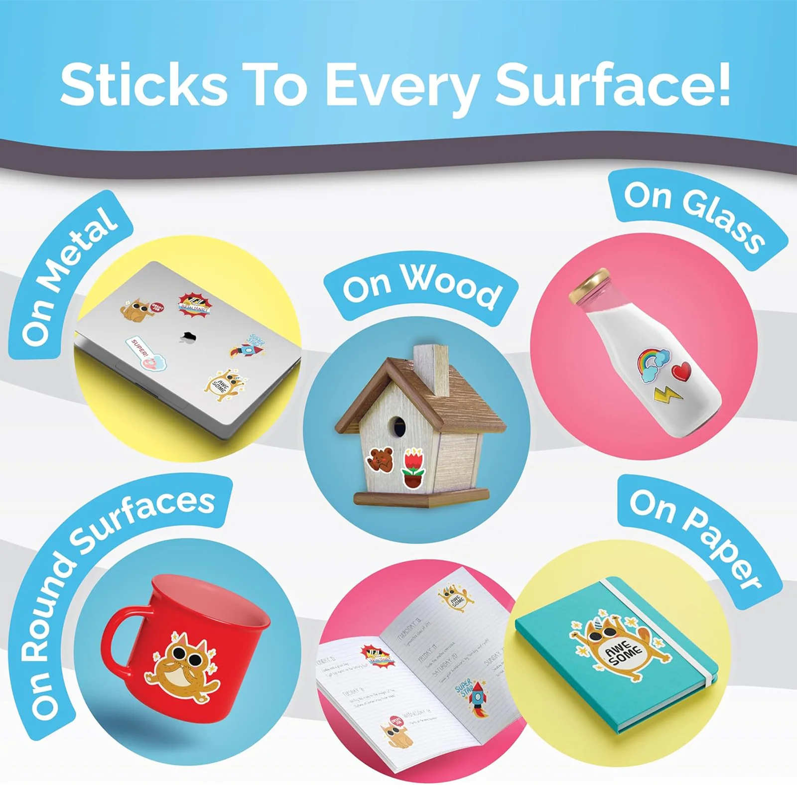 40 Sheets A4 Premium Glossy Vinyl Sticker Sheets 8.3 x 11.7 inch Self-adhesive Waterproof Label Compatible with Inkjet Printers