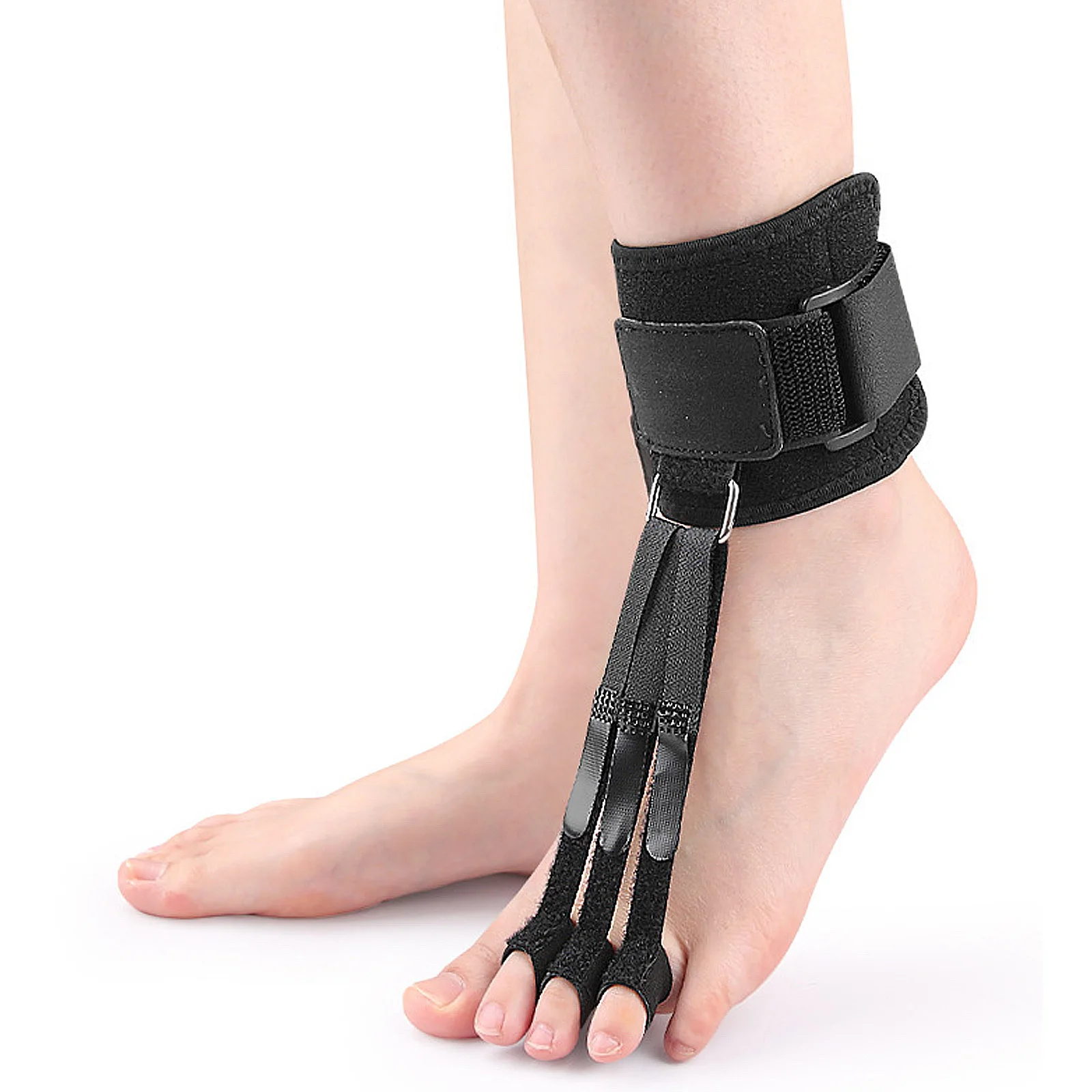 

2Pcs Toe Traction Hammer Toe Straightener Adjustable Corrector Sleeve for Bent Curled Overlapping Toes Foot Brace Walking