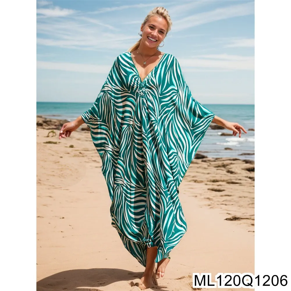 2025 Nuovo grembiule da spiaggia in cotone, vestaglia da vacanza intrecciata a mano, costume da bagno bikini, grembiule esterno protettivo dal sole ML120Q12