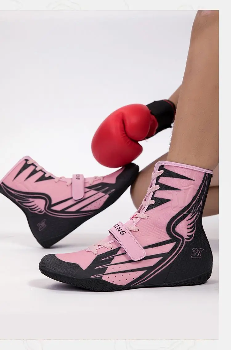 New 2025 Hot Sale Breathable Professional Lightweight Power Wrestling Shoes Training Shoes Fighting Gym Very Good