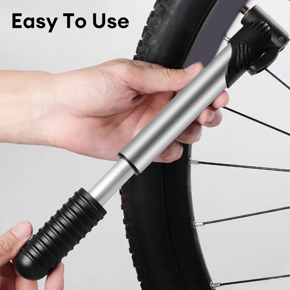 Portable Mini Bicycle Pump 70PSI Cycling Hand Air Pump Ball Tire Inflator Road Bike Accessories Basketball Football Inflatable