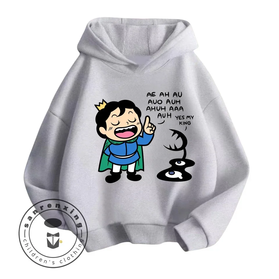 Cartoon Bojji Graphic Hoodie Children's Clothing Girl Fun Animal Sports Hoodie Harajuku Hoodie Casual Boys Outdoor Sweatshirt