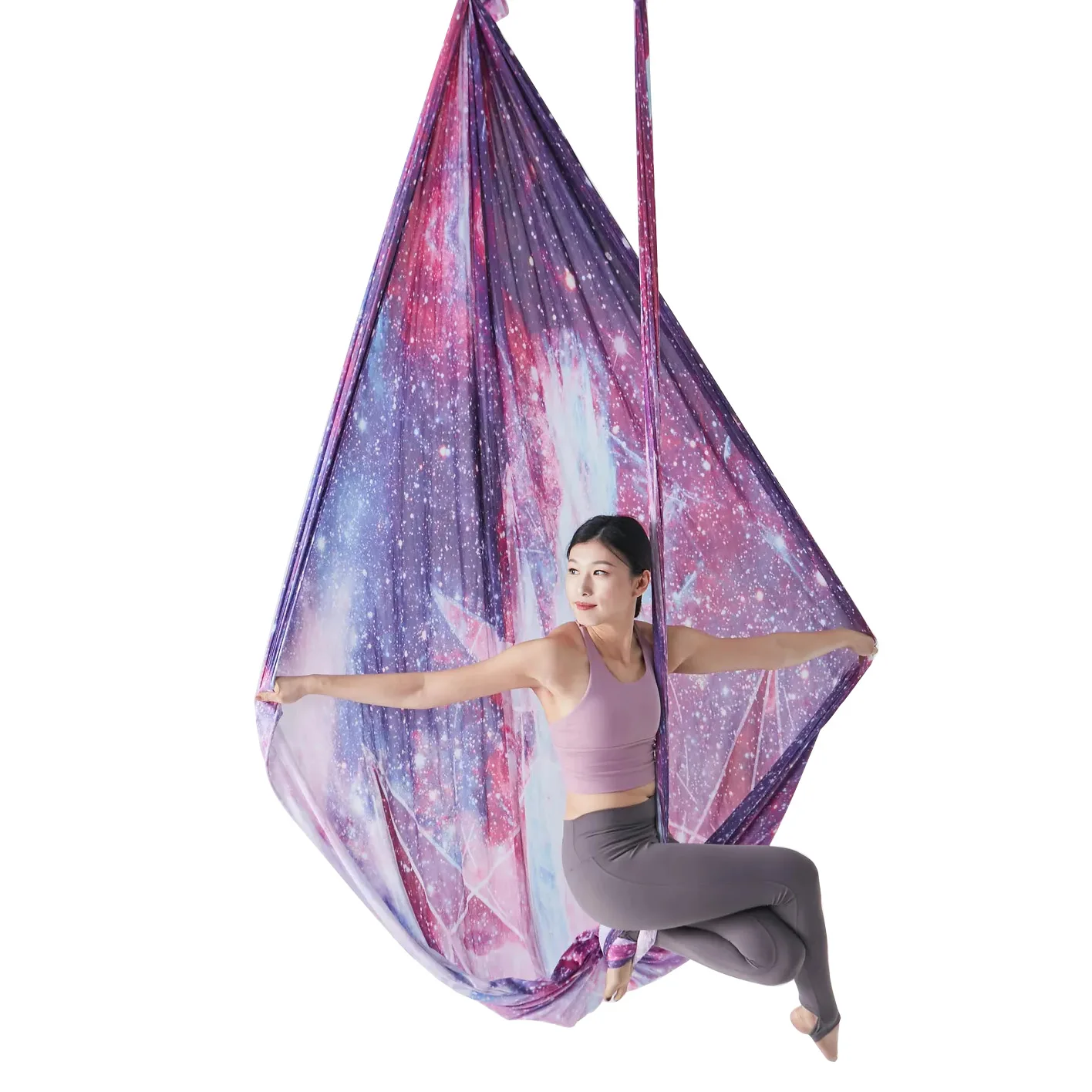 9 meters Anti-Gravity Yoga Hammoc For Exercise Yoga Swing Indoor Fitness Equipment High Strength