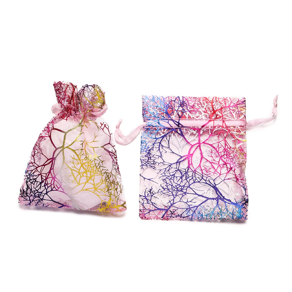 20 teile/los Bunte Zweig Kordelzug Organisation Taschen DIY Schmuck Machen Verpackung Taschen Süßigkeiten Hochzeit Party Taschen Geschenke Beutel
