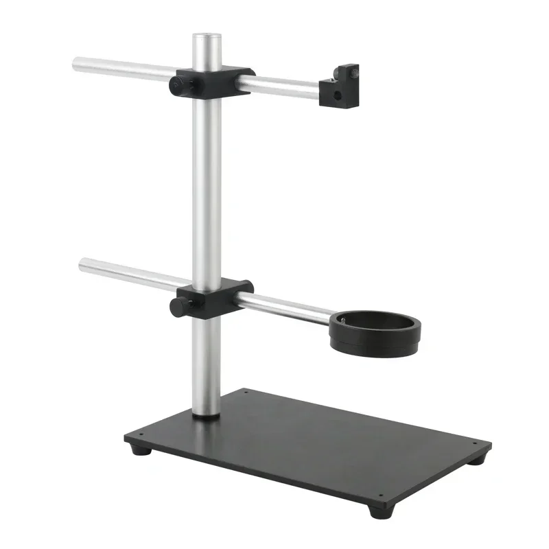 

Universal Holder Bracket Dual Arm Rotatable DIY Metal Stand for Microscope Camera Light Source Clamp