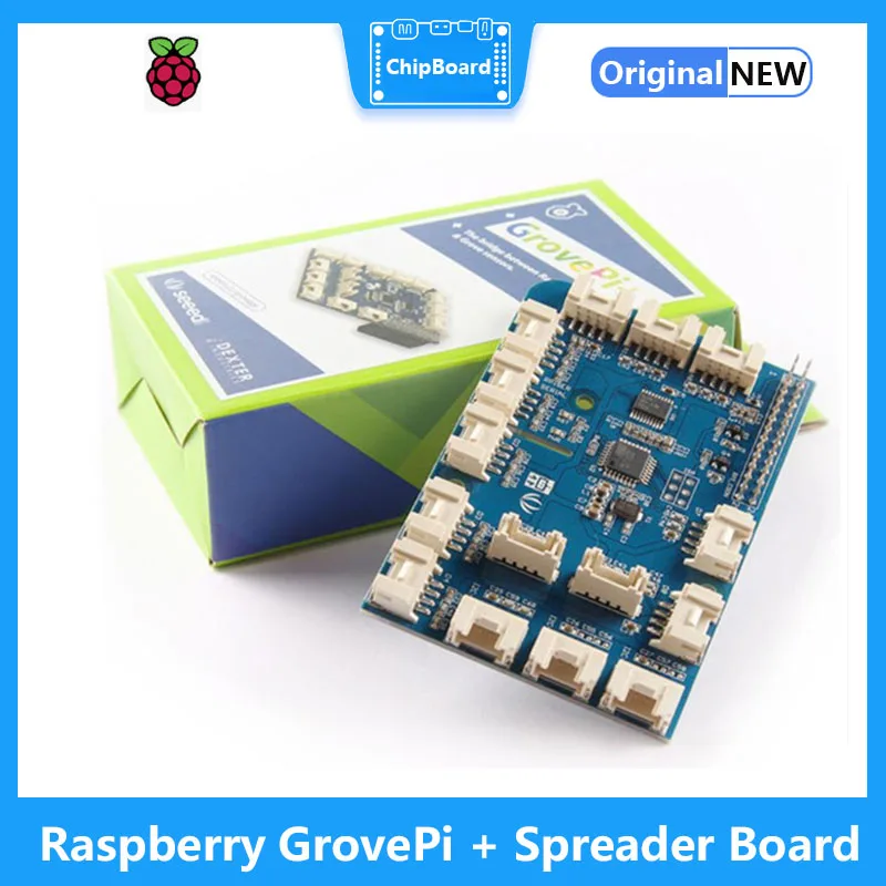 Raspberry GrovePi + Spreader Board compatible with Raspberry Pi 4 Model B+/Raspberry Pi 3B/Pi3