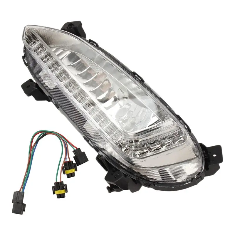 

LED Daytime Running Light Fog Light Headlight Assembly For Santa Fe Sport IX45 2016-2018 Car Accessories Left