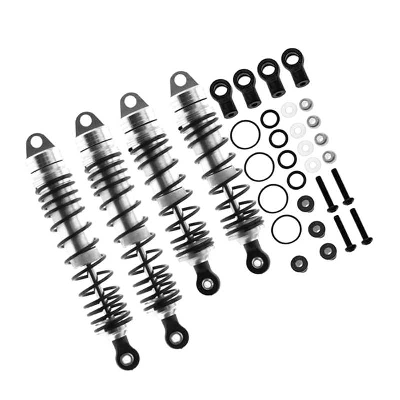 مجموعة واحدة من أجزاء ممتص الصدمات الأمامي والخلفي المعدني لسيارة Traxxas Slash 4X4 VXL 2WD Rustler Hoss Stampede 1/10 RC #4