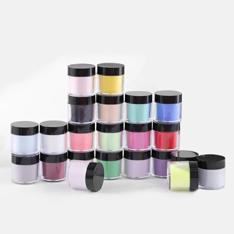 24 Color Nail Art Crystal Powder Set with Carved Pollen Professional Nail Art Powder Kit High Quality Nail Crystal Powder Set