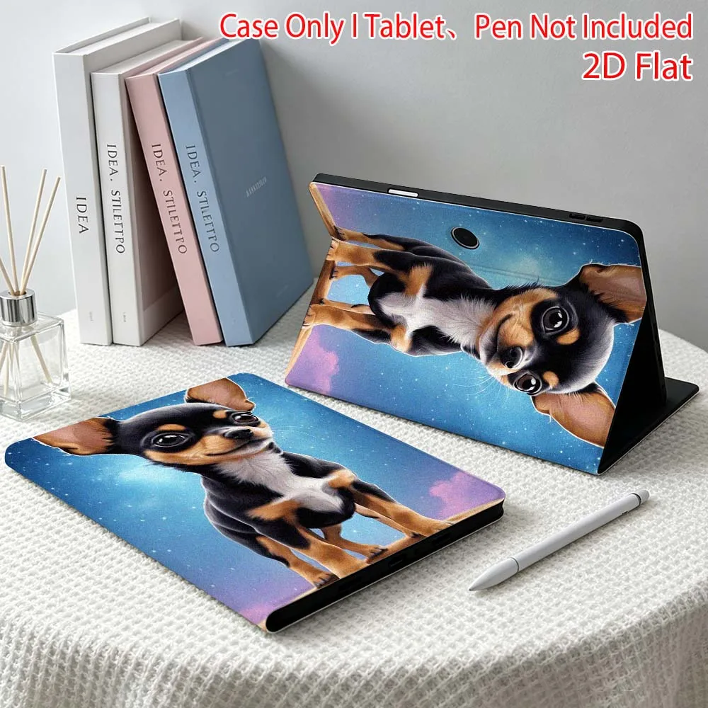 Chihuahua dog pattern For OPPO VIVO IQOO OnePlus Realme Pad 3 Pro 13 12.1 11.4 11 inch Pen Tray Tablet Case Soft