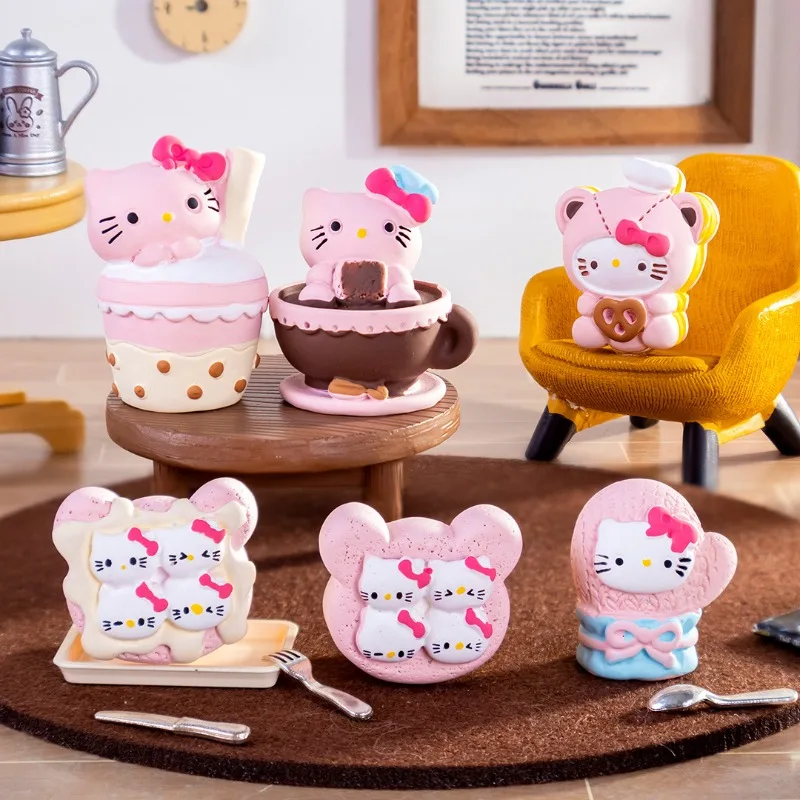 

Kawaii Hello Kitty Accessories Cute Cartoon Resin Accessories Mini Ornaments Desktop Decoration Women Supplies Student Wholesale