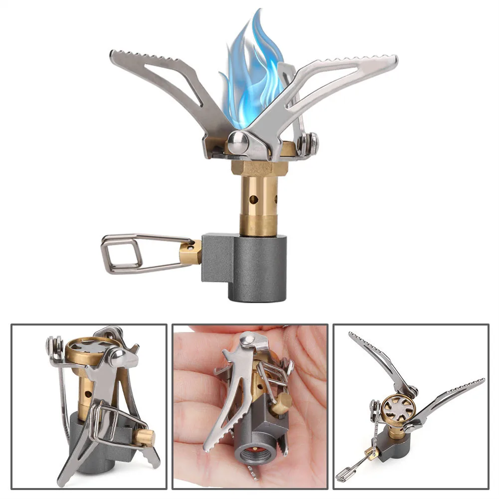 

Складная плита портативная мини уличная складная металлическая газовая плита для кемпинга печь для приготовления пищи