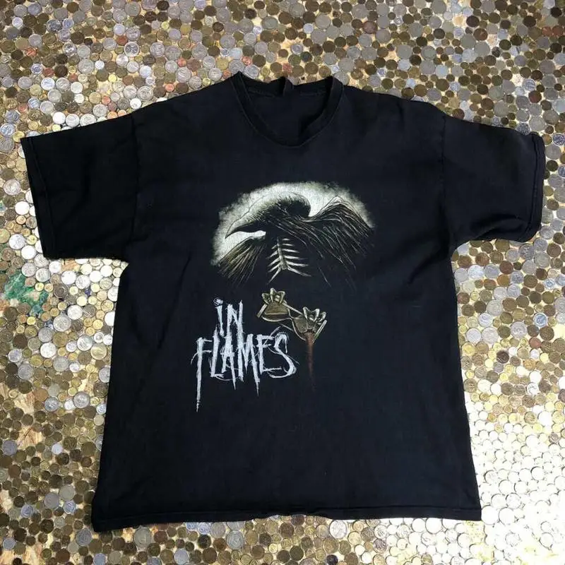 

Футболка группы In Flames, хлопок, черная, S 4XL VN2187