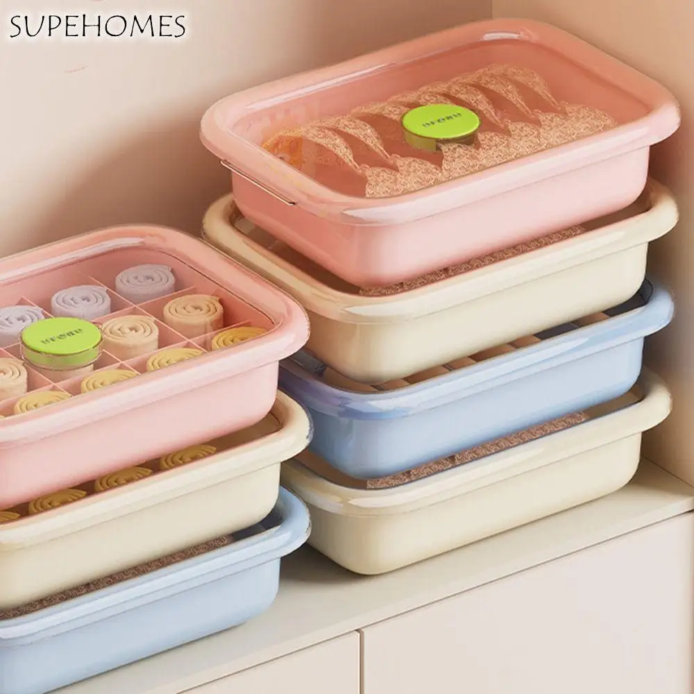 

Пластиковый ящик для хранения нижнего белья, влагостойкий пылезащитный органайзер для трусиков, носков, экономия места, штабелируемый ящик для хранения в гардеробе