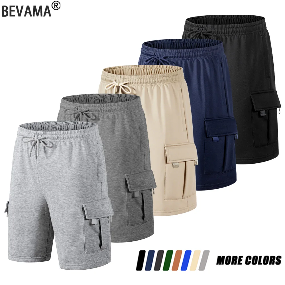 

Мужские шорты-карго, летние спортивные повседневные шорты с несколькими карманами для бега в тренажерном зале, фитнес-тренировок, шорты для бега, мужские спортивные штаны