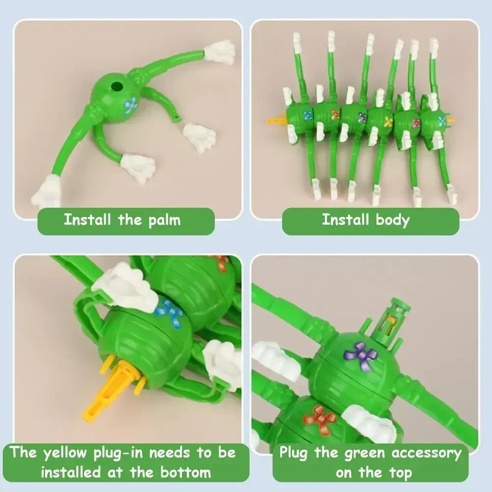 

Игра ParentChild Giggle Bug, режим 2 игрока, координация рук и глаз, семейный интерактивный экопластиковый материал