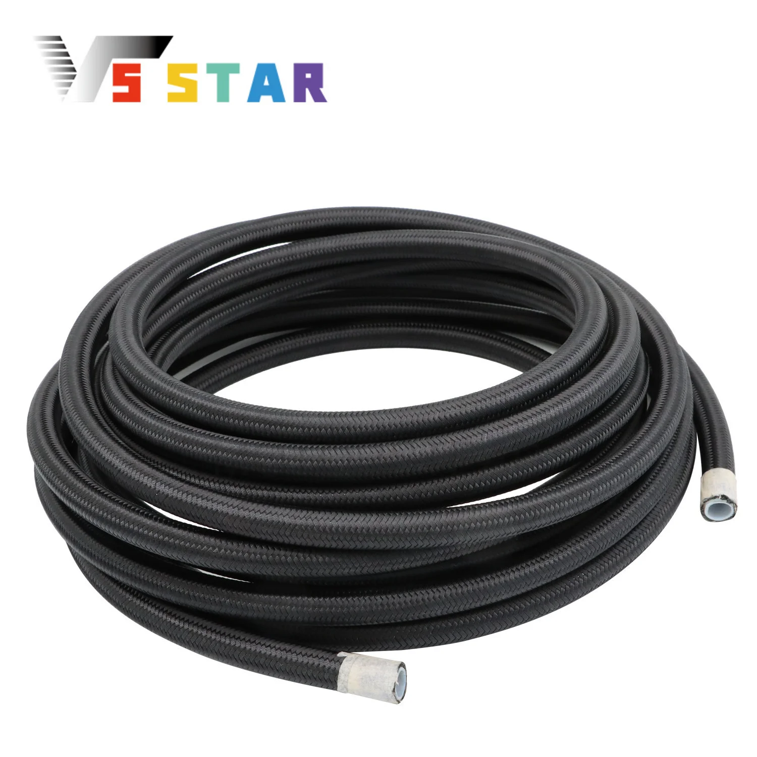 

Универсальный нейлоновый топливный шланг из ПТФЭ 9,14 м AN10, масло, газопровод для автомобильных топлив, смазки, охлаждающие черные