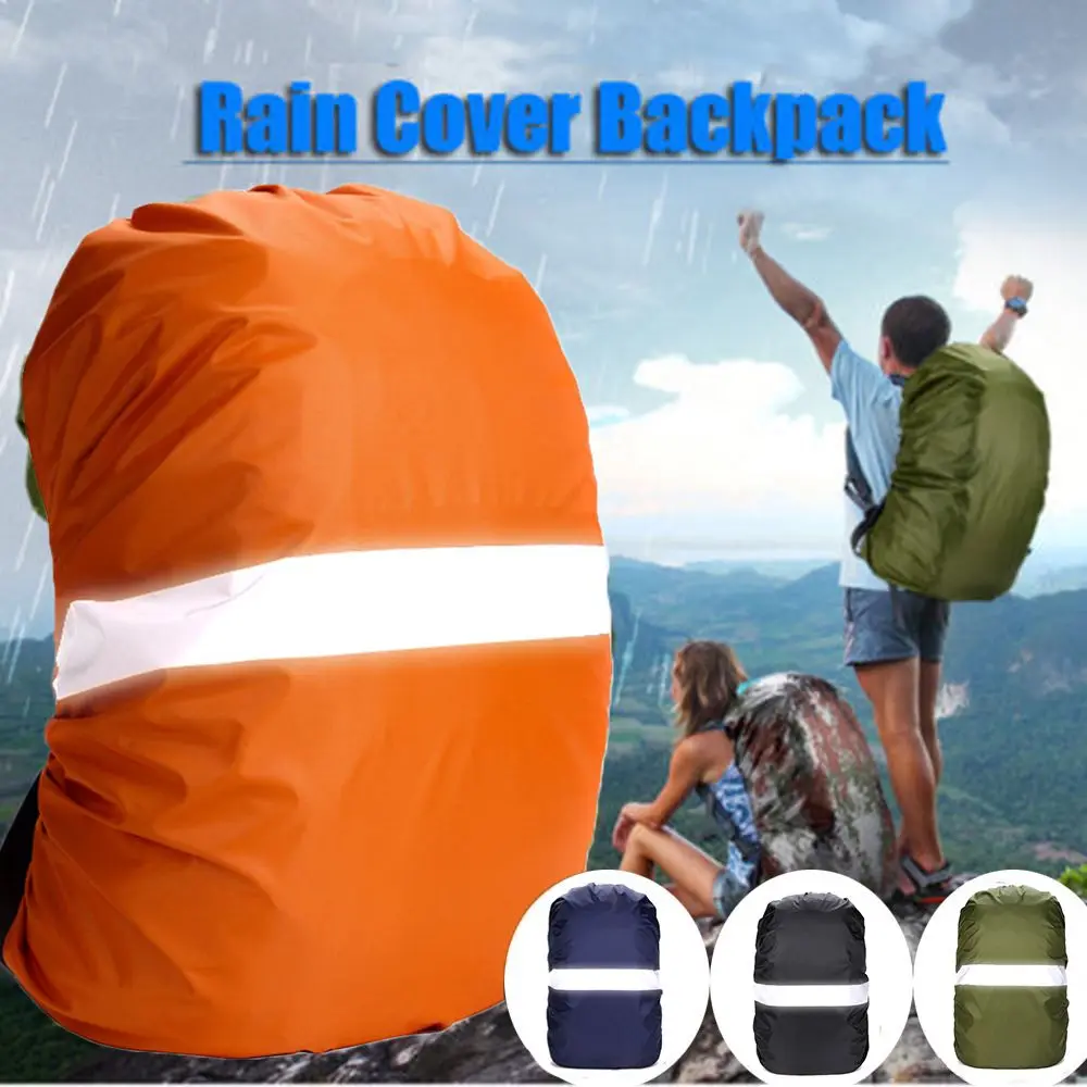 20/35L Rain Cover Backpack Reflective Waterproof Bag   Outdoor Camping Hiking Climbing Dust Raincover