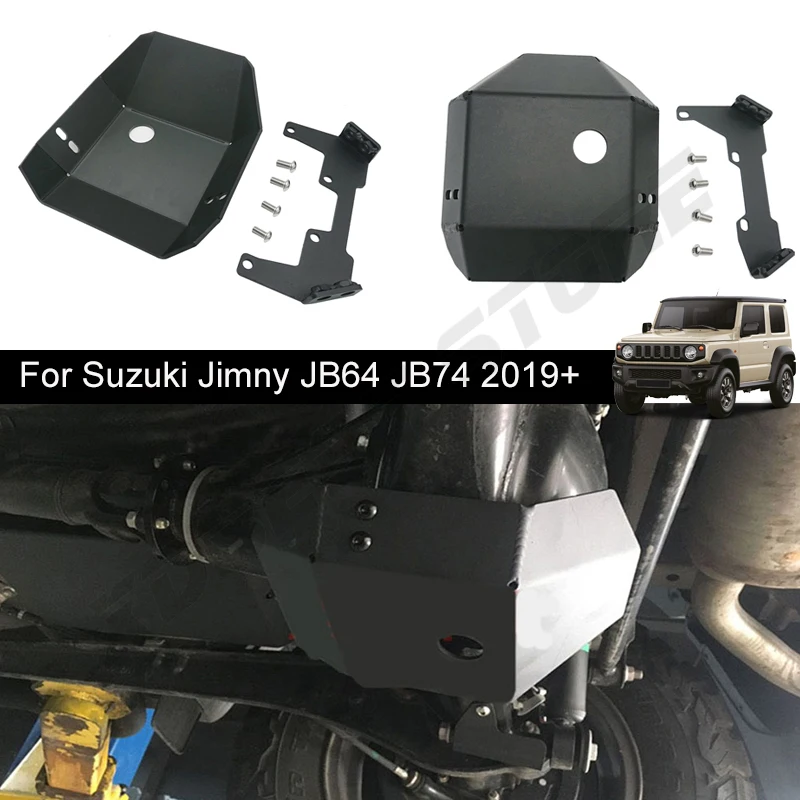 

Car Front Rear Bridge Axle Guard Protection Plate For Suzuki Jimny JB64 JB74W Sierra 2019-2023 Aluminium Auto Bridge Skid Plate