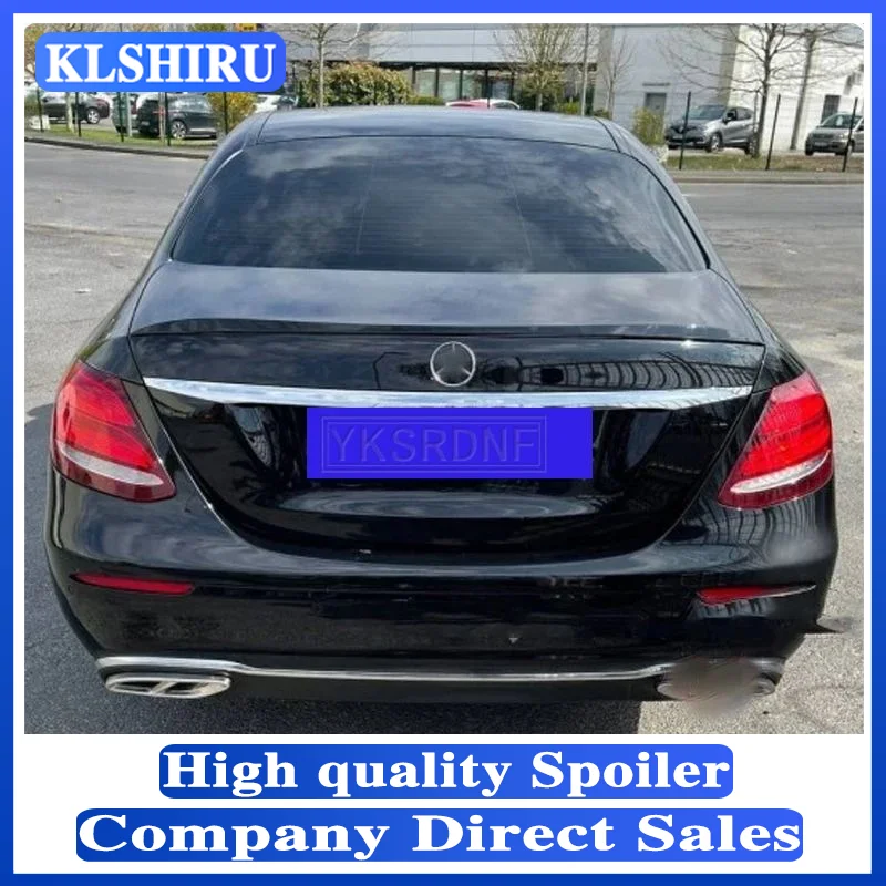 For Mercedes Benz W213 Spoiler 2016 2017 2018 2019 E-class E200 E300 E320 E63 Spoiler High Quality ABS Car Rear Wing Spoiler