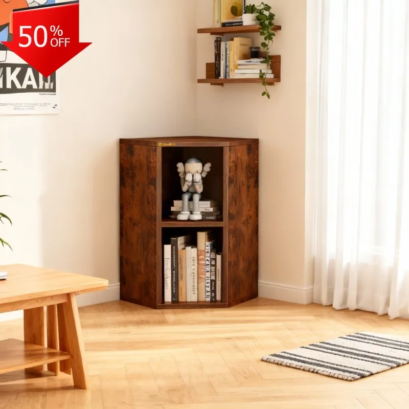 

Corner Bookshelf Cabinet Storage Shelves Organizers Furniture Home Showcase Furniture for Room Book Nook Shelf Estanteria Locker