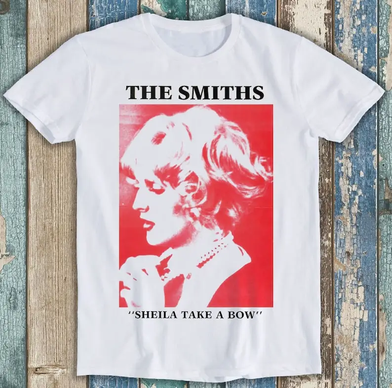 The Smiths Sheila Take A Bow Punk Rock Music Band Men Women Retro Design Top Gift футболка 7208