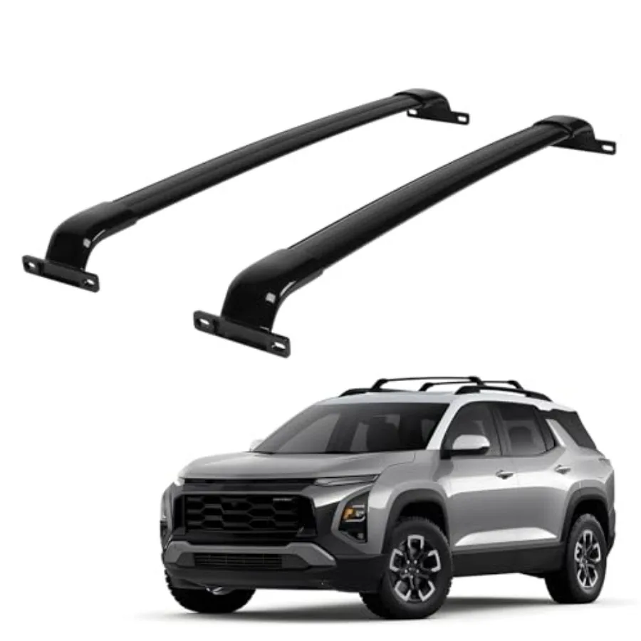 

220LBS Roof Rack Cross Bars for 2025 2026 Chevy EquNot for EV with Raised Side Rails Aluminum Cargo Carrier Roof Rails Crossbar
