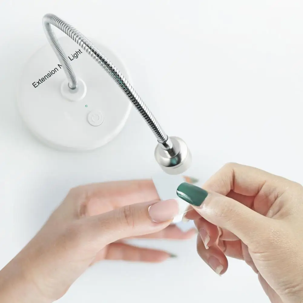 นํากลับมาใช้ใหม่ 1 ชุดที่มีประโยชน์ USB ยาทาเล็บ Curing Light Phototherapy โคมไฟ ABS เครื่องเป่าเล็บขนาดเล็ก One-key Start สําหรับเล็บ Salon