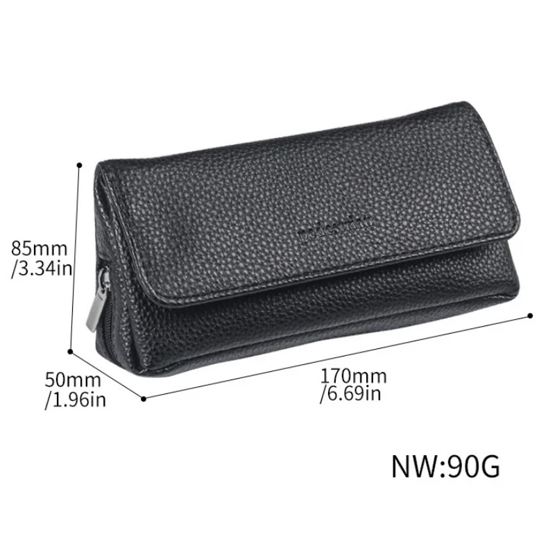 حقيبة أنابيب التدخين الجلدية ذات سعة كبيرة لتخزين التبغ للسفر وحقيبة ملحقات أدوات التدخين