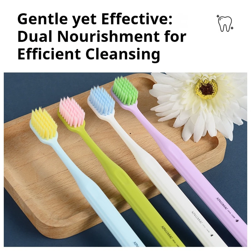 16-Pack Random Color Toothbrushes in a Bucket, Gentle on Gums, Daily Household Use Toothbrushes, Valentine's Day and Easter Gifts, Dopamine Color Series Toothbrushes, Extra-Wide Head, Soft Bristles for Adults, Family Toothbrushes