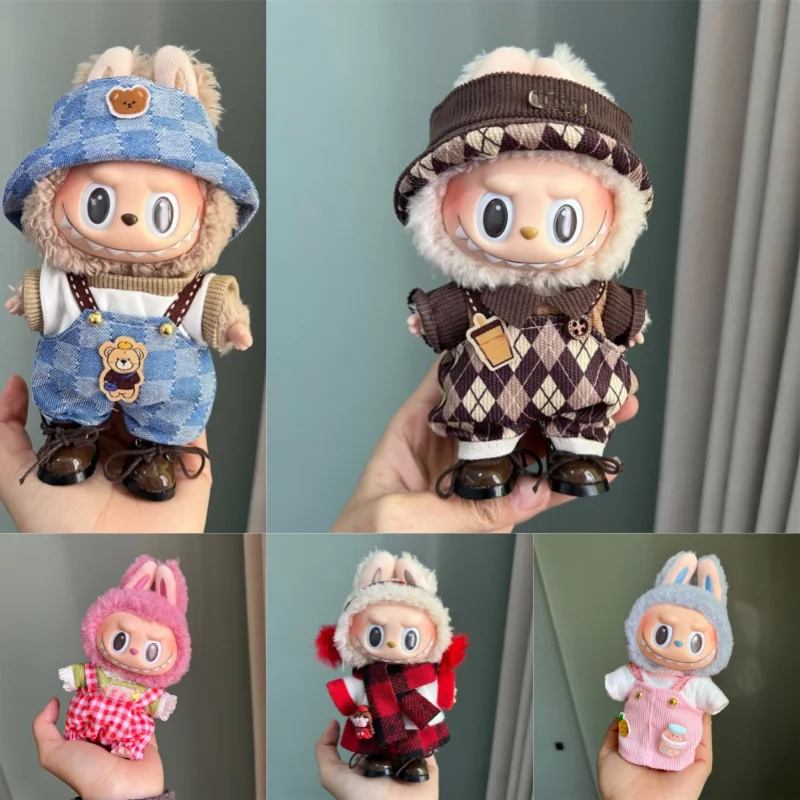 For 17CM Labubu Clothes Accessories for Korea Kpop Exo 17cm Labubu Clothing Set Gift