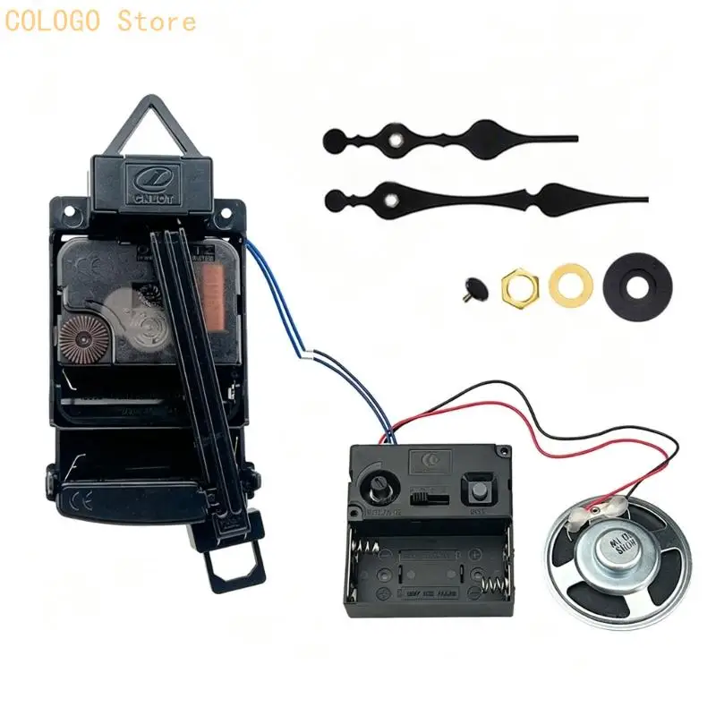 DIY Wall Pendulum Clock Repair Set with Movement Music Chimes Box Replacement D0LD