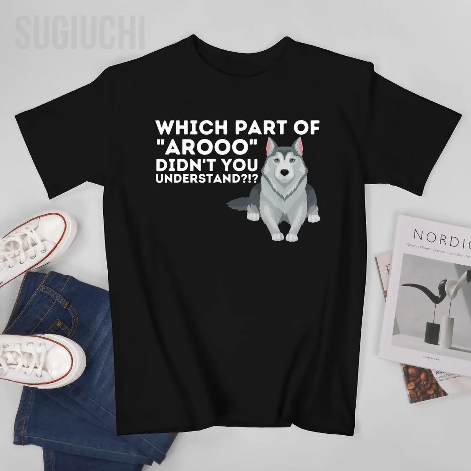 Unisex Men Which Part Didn't You Understand  Siberian Husky Lover Sibe Tshirt Tees T Shirts Women Boys 100% Cotton T-Shirt