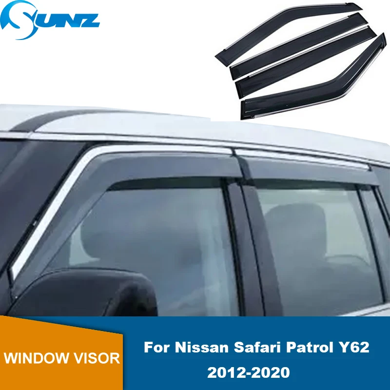 

Sun Rain Deflector For Nissan Safari Patrol Y62 2012 2013 2014 2015 2016 2017 2018 2019 2020 Window Visor Awning Shelter Shade